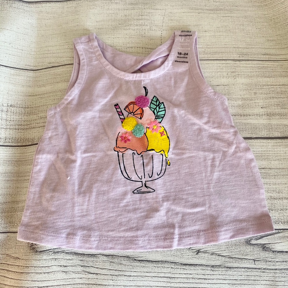 ⭐️⭐️HOST PICK!⭐️⭐️NWT GAP baby ice cream tank top.